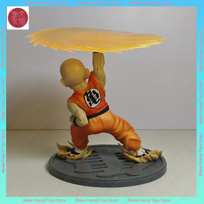 Aa Battery Powered Dragon Ball Z Krillin Led Night Light Anime Lamp Desk Lamp Ambient Gaming Room Decor Anime Fan Gift