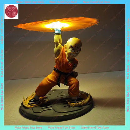 Aa Battery Powered Dragon Ball Z Krillin Led Night Light Anime Lamp Desk Lamp Ambient Gaming Room Decor Anime Fan Gift